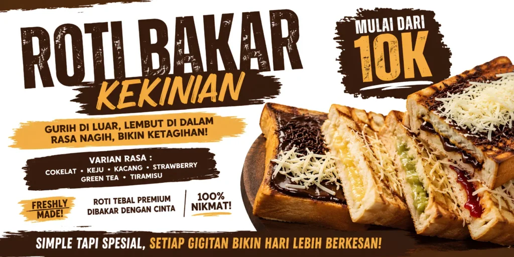 Spanduk Roti Bakar - Ben Multimedia