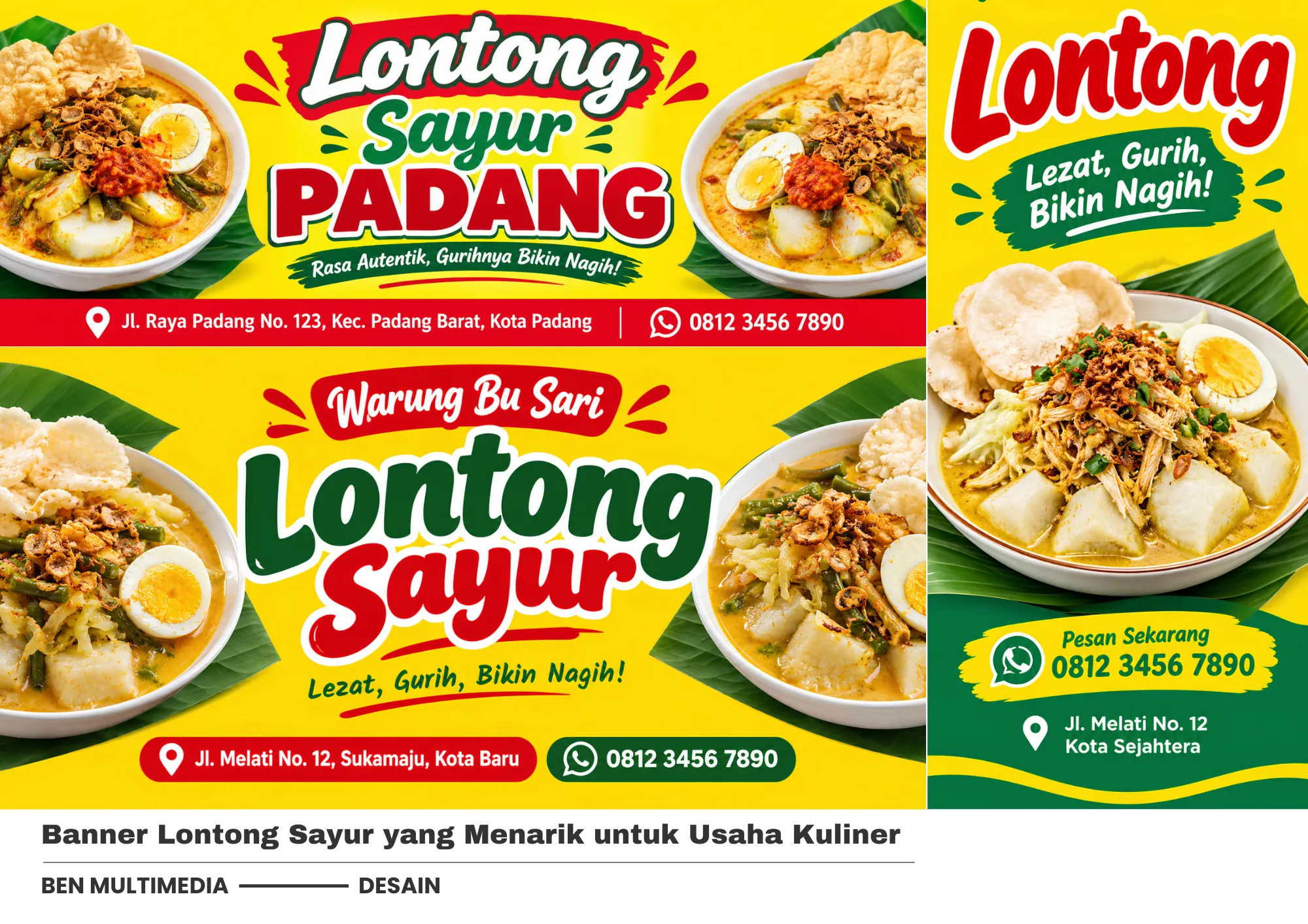 4 Inspirasi Banner Lontong Sayur Jualan Laris Manis 1 Banner Lontong Sayur