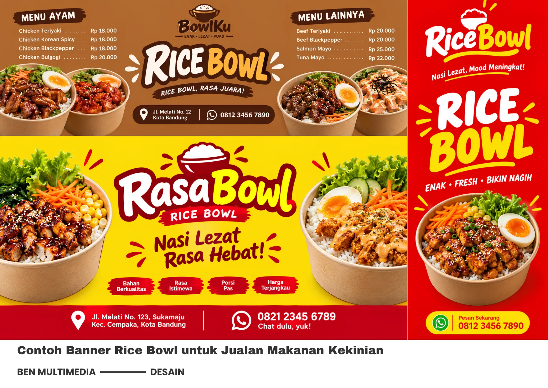 Contoh Banner Rice Bowl