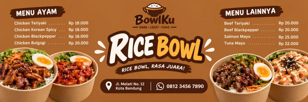 Banner Rice Bowl - Ben Multimedia