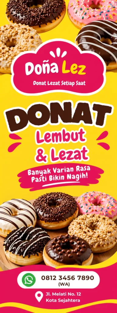 Banner Donat Kentang - Ben Multimedia