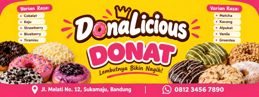 Contoh Banner Donat - Ben Multimedia