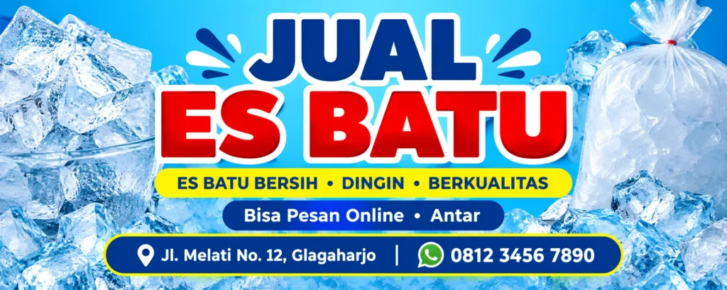 Spanduk Es Batu - Ben Multimedia