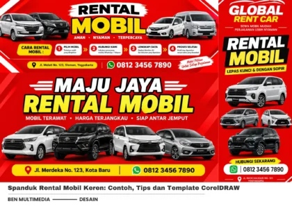 Spanduk Rental Mobil Keren