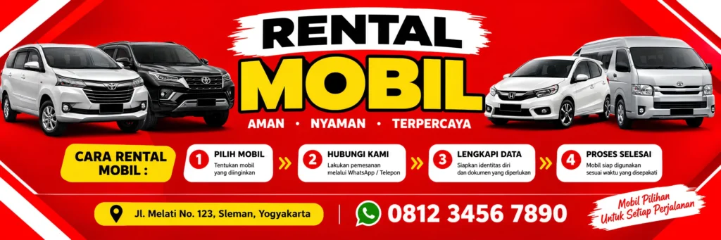 Background Banner Rental Mobil - Ben Multimedia