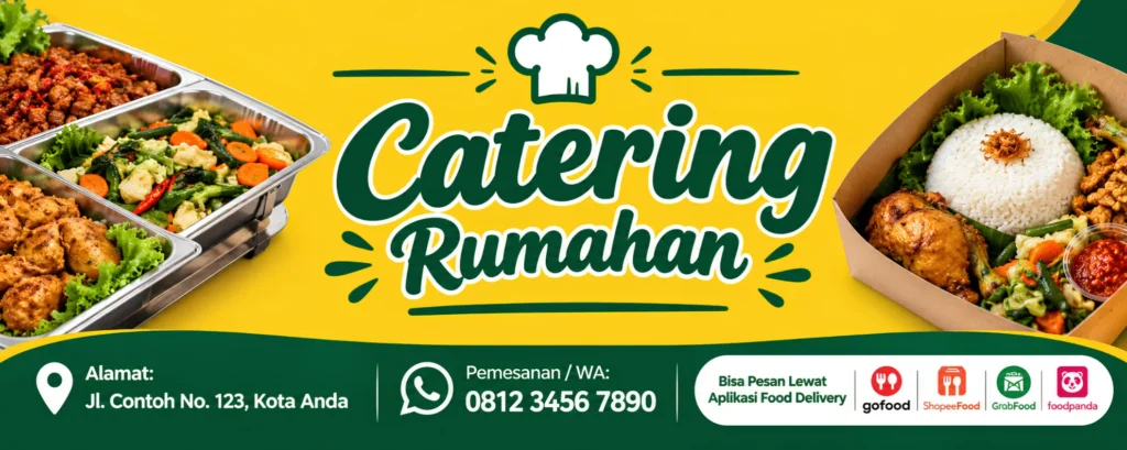 Contoh Banner Usaha Catering - Ben Multimedia