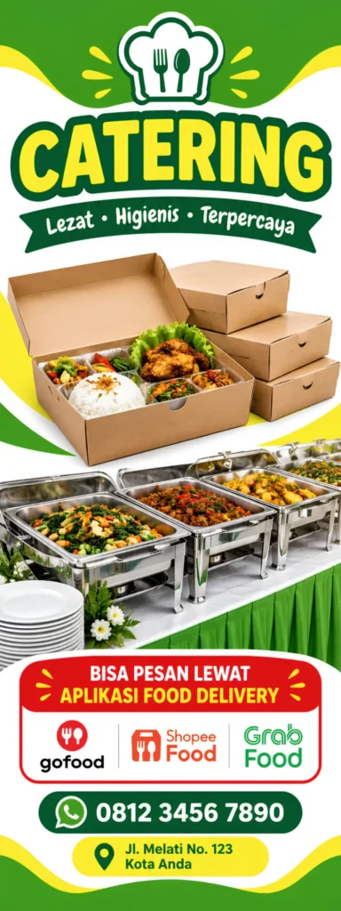 Standing Banner Catering - Ben Multimedia