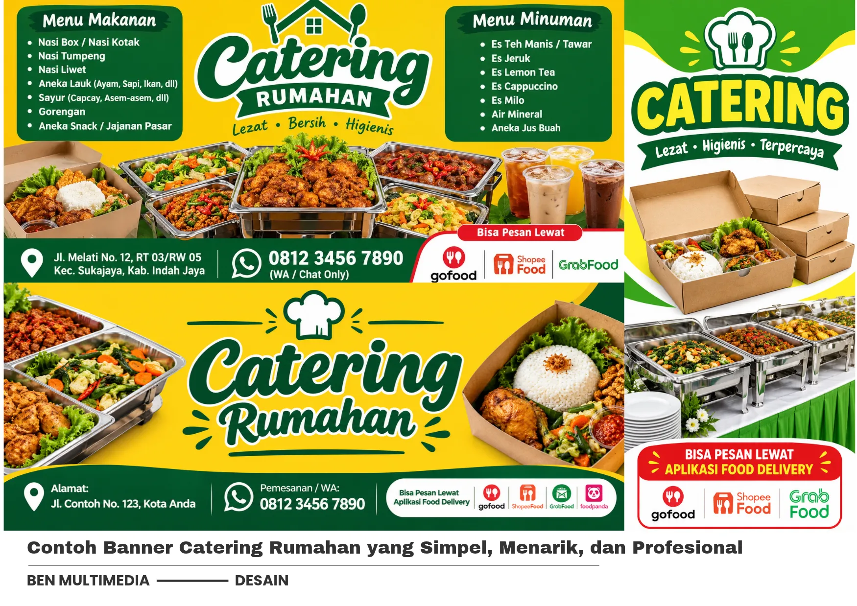 Banner Catering Rumahan - Ben Multimedia