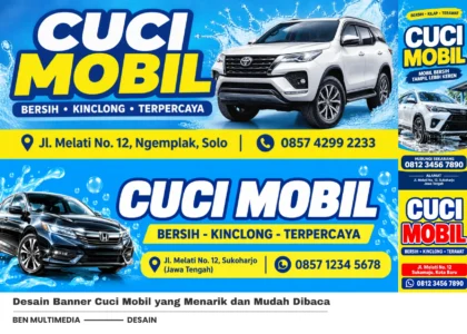 Banner Cuci Mobil
