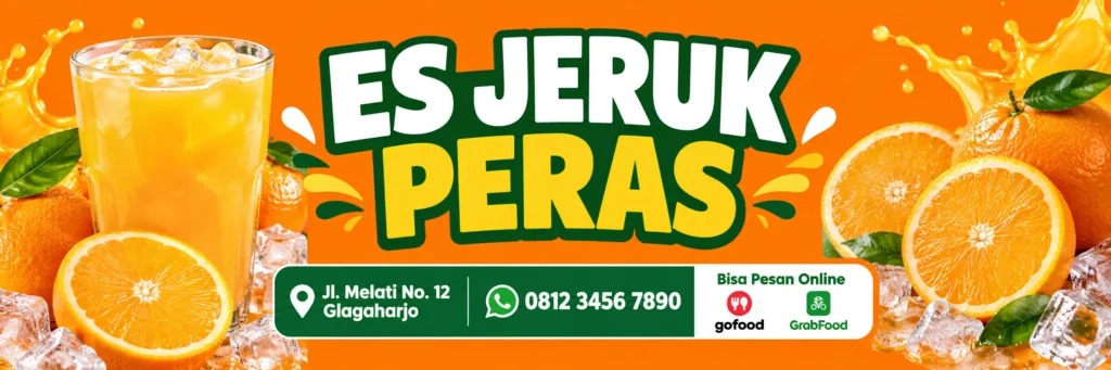 Contoh Spanduk Es Jeruk - Ben Multimedia
