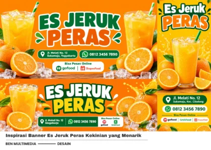 Banner Es Jeruk Peras Kekinian