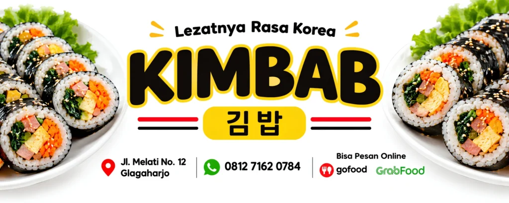 Spanduk Banner Kimbab - Ben Multimedia