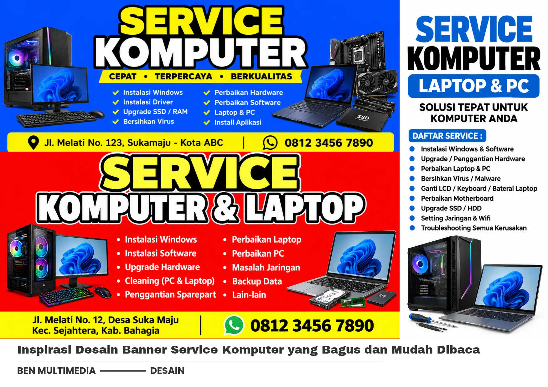 Contoh Banner Service Komputer
