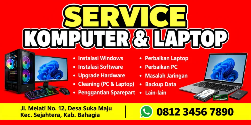 Gambar Service Komputer - Ben Multimedia