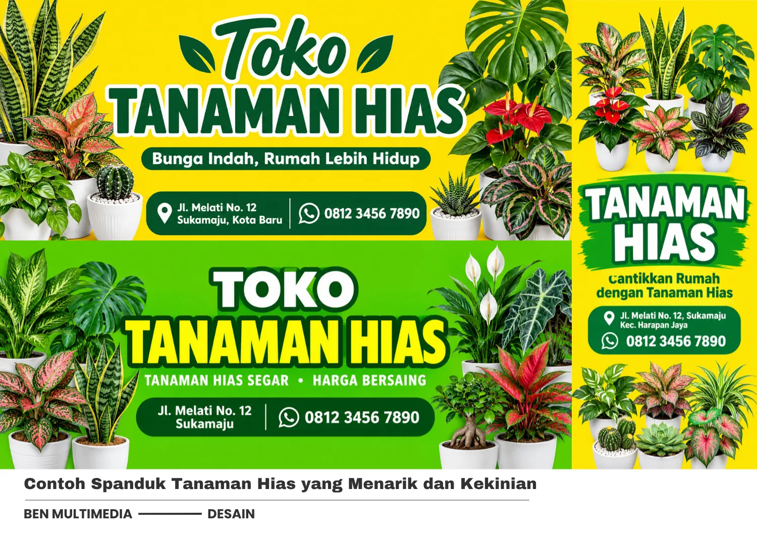 Contoh Spanduk Tanaman Hias