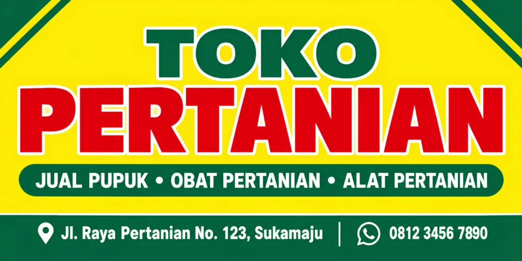 Contoh Banner Pertanian - Ben Multimedia